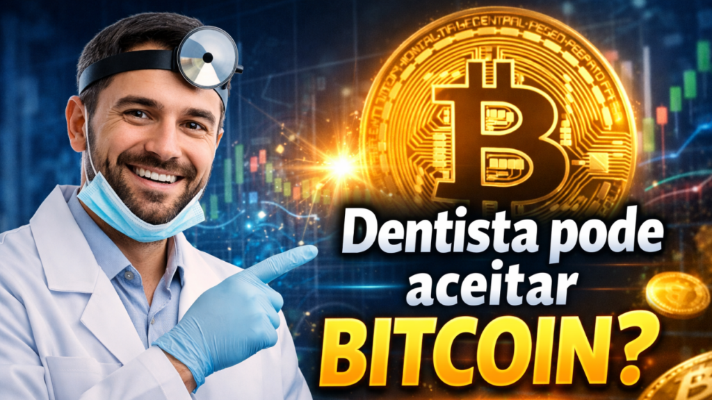 Posso receber bitcoin na odontologia
